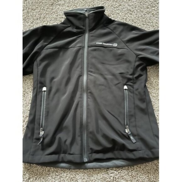Free Country Womens Black Full Zip Jack Fleece Lining Hidden Pocket Size Small - Picture 4 of 14